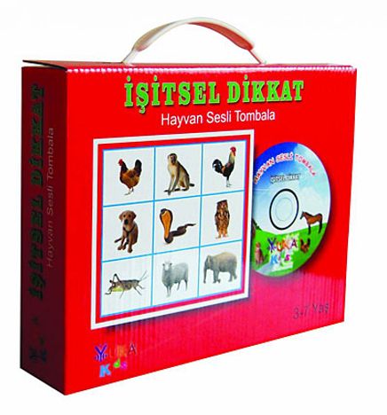 İşitsel Dikkat Hayvan Sesli Tombala (3-7 Yaş)