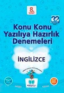 8. Sınıf İngilizce Konu Konu Yazılıya Hazırlık Denemeleri (32 Adet)