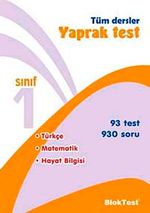 1. Sınıf Tüm Dersler Yaprak Test