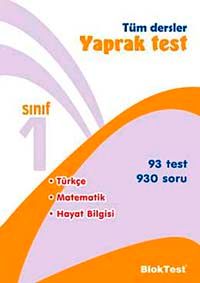 1. Sınıf Tüm Dersler Yaprak Test
