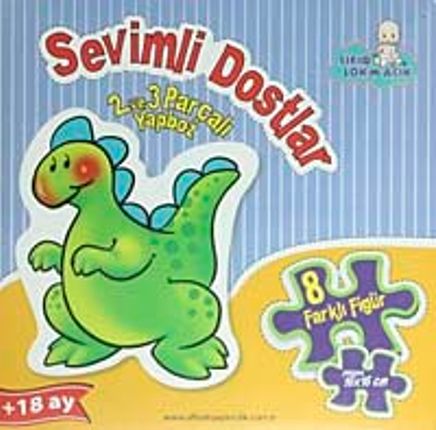 Sevimli Dostlar 2 ve 3 Parçalı Yapboz