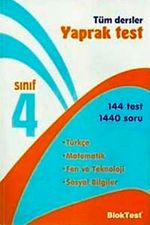 4. Sınıf Tüm Dersler Yaprak Test