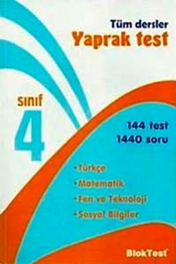 4. Sınıf Tüm Dersler Yaprak Test