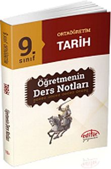 9. Sınıf Ortaöğretim Tarih Öğretmenin Ders Notları