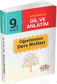 9. Sınıf Ortaöğretim Dil ve Anlatım Öğretmenin Ders Notları