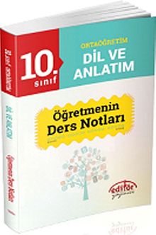 10. Sınıf Ortaöğretim Dil ve Anlatım Öğretmenin Ders Notları