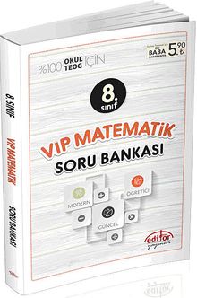 8. Sınıf Vip Matematik Soru Bankası