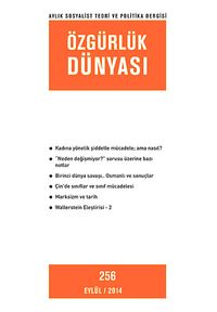 Özgürlük Dünyası / Aylık Sosyalist Teori ve Politika Dergisi / Eylül 2014 Sayı:256