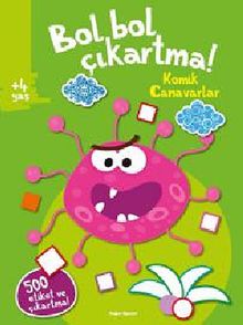 Bol Bol Çıkartma - Komik Canavarlar