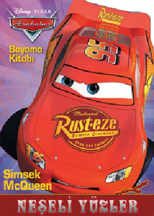 Disney Neşeli Yüzler - Arabalar - Öykülü Boyama