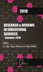 Research and Reviews in Educational Sciences - Summer 2019