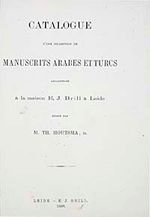 Catalogue Manuscribts Arabes Et Turcs