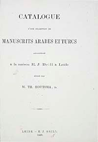 Catalogue Manuscribts Arabes Et Turcs