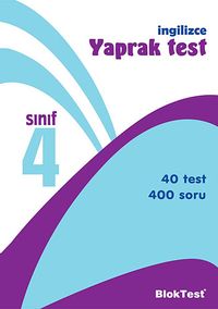 4. Sınıf İngilizce Yaprak Test