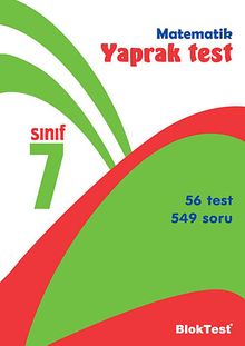 7. Sınıf Matematik Yaprak Test