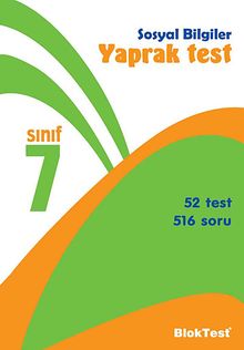 7. Sınıf Sosyal Bilgiler Yaprak Test