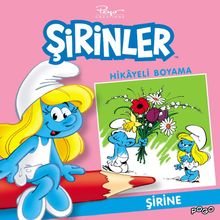 Şirinler Hikayeli Boyama / Şirine