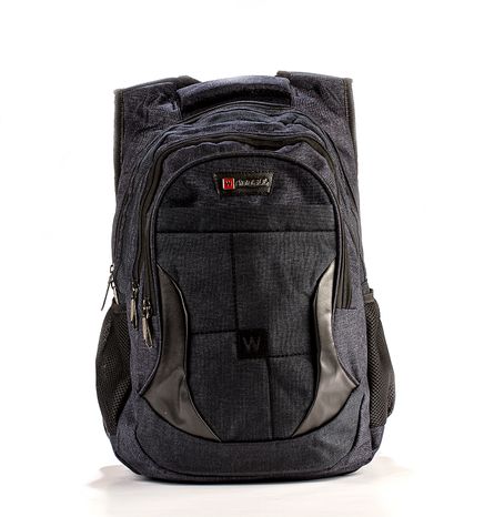 Addell  Kalın Kumaş Sırt Çantası (Siyah)