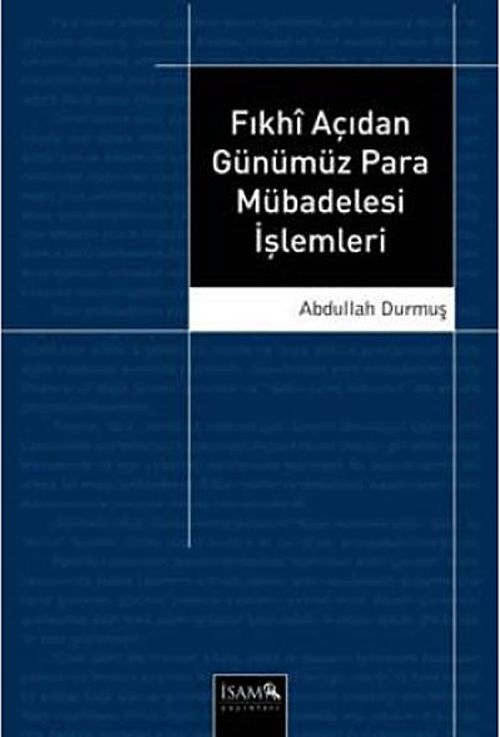 Fıkhi Açıdan Günümüz Para Mübadelesi İşlemleri