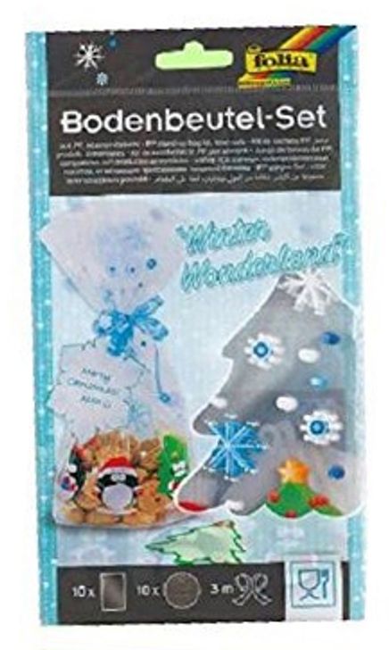 Folia Hediye Poşeti Kış 10 Ad.145X235