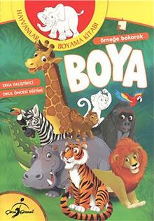 Örneğe Bakarak Boya / Hayvanlar Boyama Kitabı