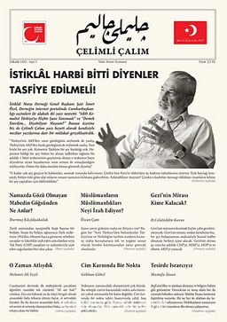 Çelimli Çalım Türk Milliyetçilerinin Mecmuası Aylık Dergi Yıl:1 Sayı:3