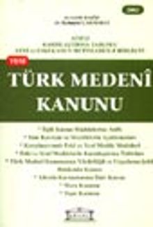 Yeni Türk Medeni Kanunu (orta boy)