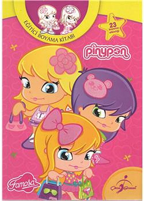 Pinypon Eğitici Boyama Kitabı Pembe