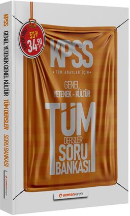 2020 KPSS Genel Yetenek - Kültür Tüm Dersler Soru Bankası