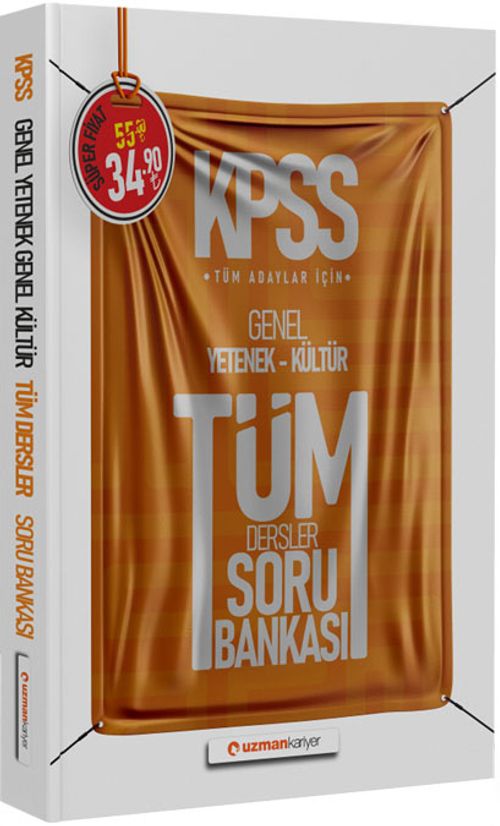 2020 KPSS Genel Yetenek - Kültür Tüm Dersler Soru Bankası