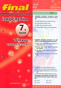 7. Sınıf Türkçe Yaprak Testleri