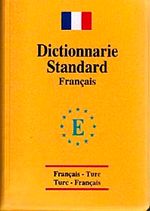 Fransızca -Türkçe ve Türkçe Fransızca Standart Sözlük (Plastik Kapak) 