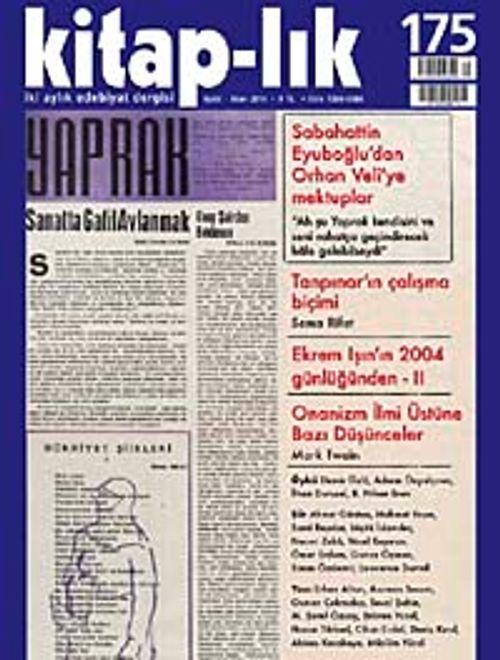 Kitap-lık Sayı:175 Eylül-Ekim 2014
