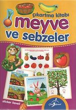 Meyve Ve Sebzeler Çıkartma Kitabı