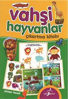 Vahşi Hayvanlar Çıkartma Kitabı