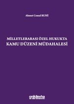 Milletlerarası Özel Hukukta Kamu Düzeni Müdahalesi