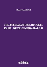 Milletlerarası Özel Hukukta Kamu Düzeni Müdahalesi