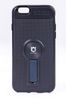 Telefon Kılıfı - Apple iPhone 6 - 6S  - Mat Siyah - Petrol Mavisi Ayaklı (TMS-004)