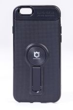 Telefon Kılıfı - Apple iPhone 6 - 6S  - Mat Siyah - Siyah Ayaklı (TMS-005)