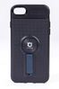 Telefon Kılıfı - Apple iPhone 7 - 8  - Mat Siyah - Petrol Mavisi Ayaklı (TMS-009)