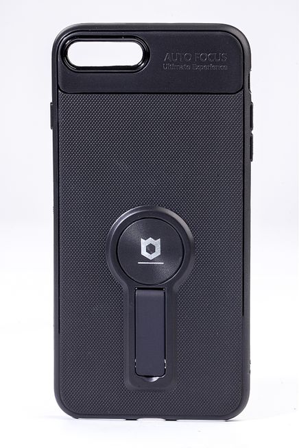 Telefon Kılıfı - Apple iPhone 7 - 8  - Mat Siyah - Siyah Ayaklı (TMS-010)
