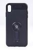 Telefon Kılıfı - Apple iPhone X   - Mat Siyah - Siyah Ayaklı (TMS-020)