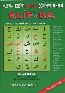 Kur'an-ı Kerimî En Kolay Öğrenme Rehberi Elif- ba