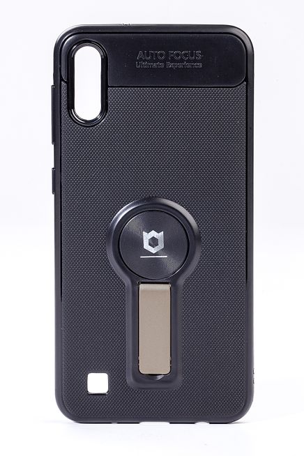 Telefon Kılıfı - Samsung Galaxy A10  - Mat Siyah - Dore Ayaklı (TMS-047)