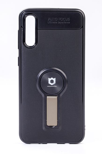 Telefon Kılıfı - Samsung Galaxy A50 - Mat Siyah - Dore Ayaklı (TMS-057)