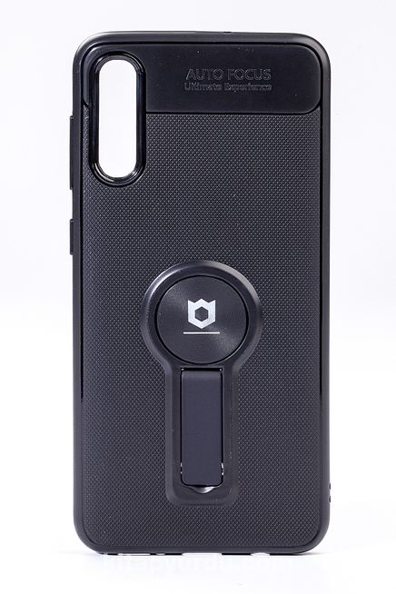 Telefon Kılıfı - Samsung Galaxy A50 - Mat Siyah - Siyah Ayaklı (TMS-060)