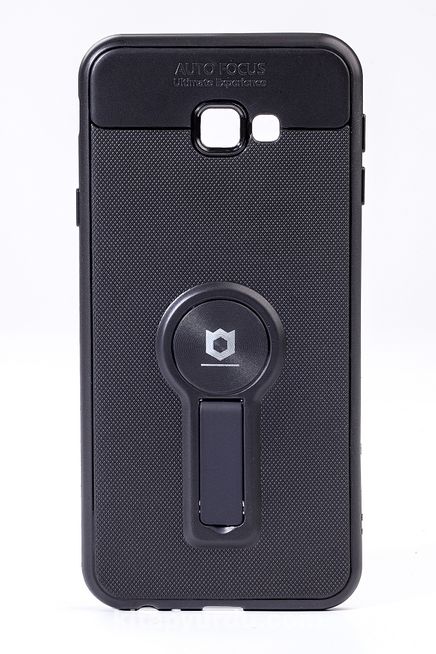 Telefon Kılıfı - Samsung Galaxy J4 Plus  - Mat Siyah - Siyah Ayaklı (TMS-070)