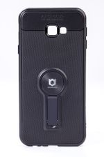Telefon Kılıfı - Samsung Galaxy J4 Plus  - Mat Siyah - Siyah Ayaklı (TMS-070)