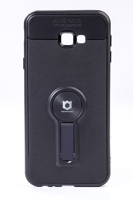 Telefon Kılıfı - Samsung Galaxy J4 Plus  - Mat Siyah - Siyah Ayaklı (TMS-070)