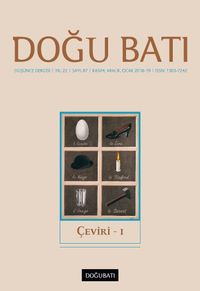 Doğu Batı Sayı: 87 Kasım, Aralık, Ocak 2018-19 Ağustos 2019